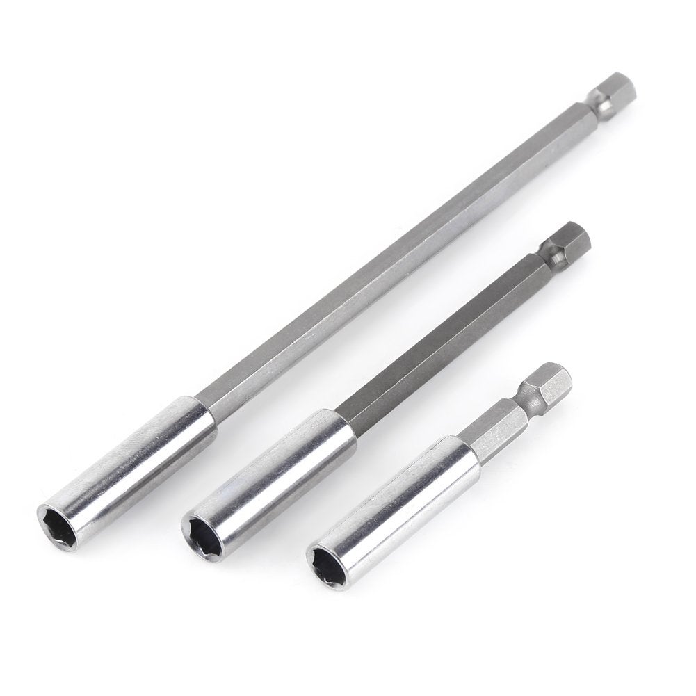 QUARKZMAN 2pcs H2.5 Embout de Tournevis Hexagonal 1/4 Tige Hexagonale 25mm/1 Longueur Magnétique Embouts Acier S2 Forets de Tournevis et de Perceuse Électrique de Qualité Industrielle