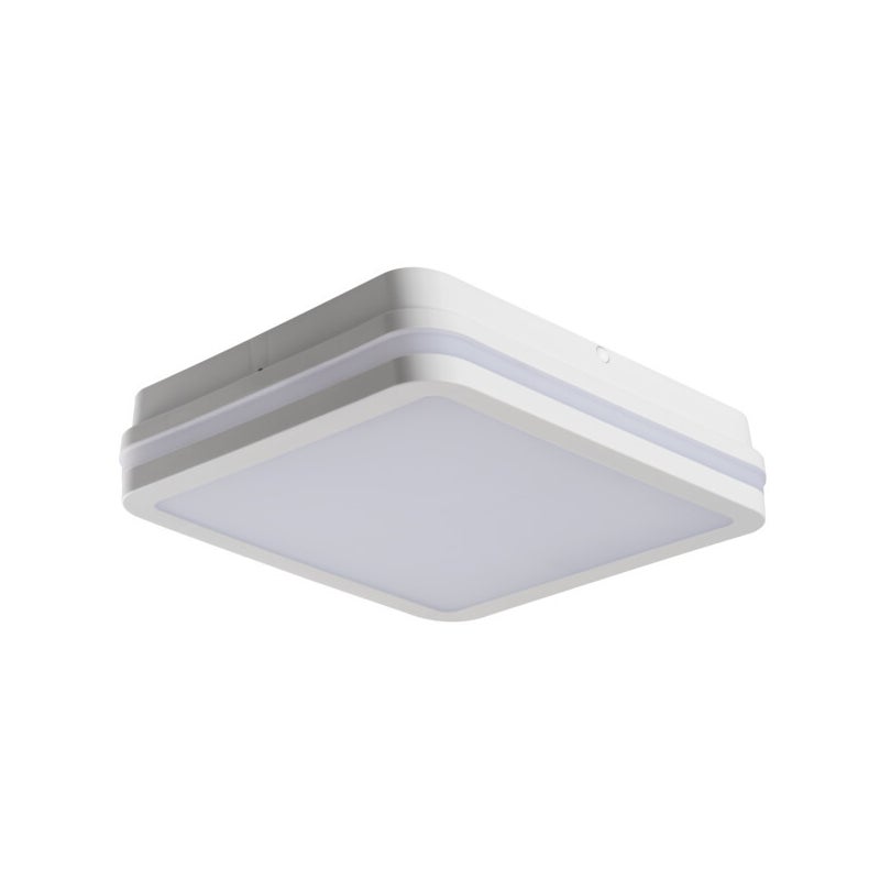 Plafon kwadratowy BENO LED 30W Odcienie bieli 3490lm biały wym:5,7x26x26cm IP65 Kanlux