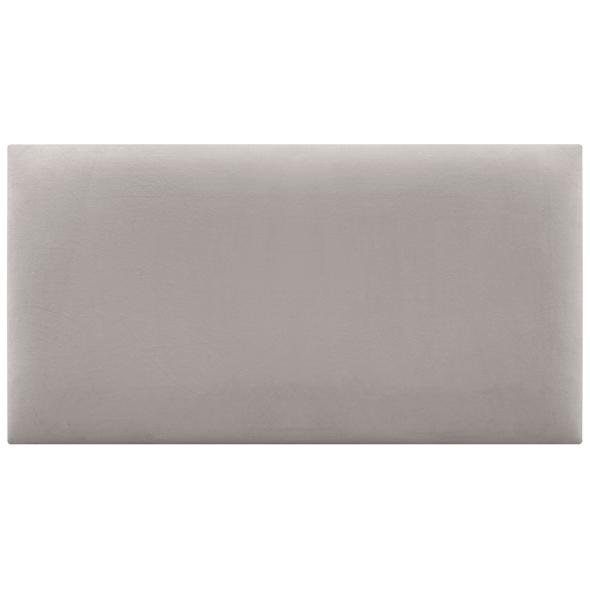 DHOME Cabecero de Terciopelo Liso Alta Gama Moderno Cabezal Tapizado Cama Lujo Dormitorio Acolchado (Beige, 80x50cm) - 3
