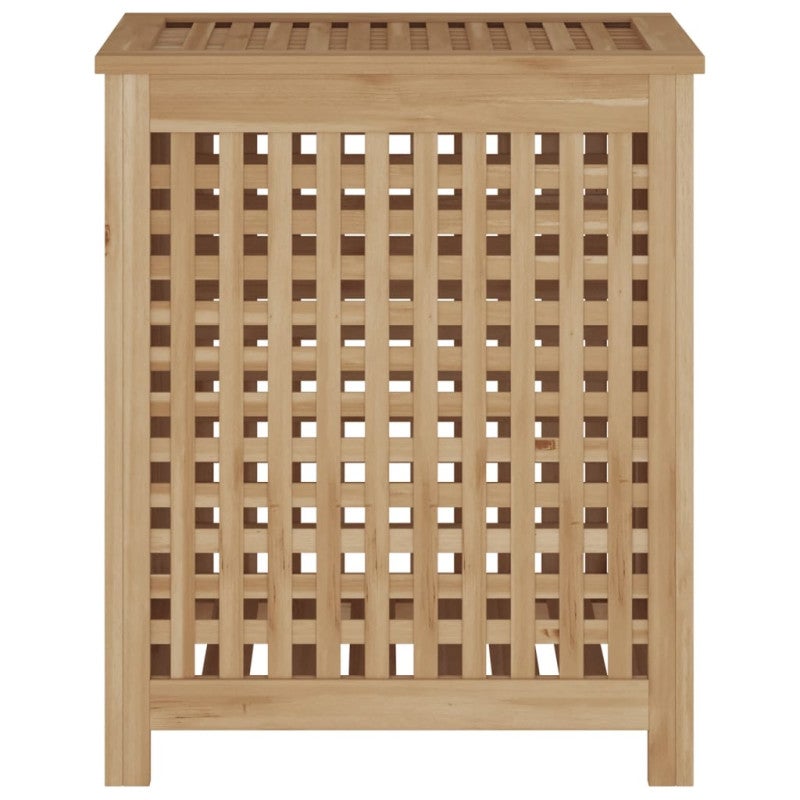 Bac à linge 50x35x60 cm bois de teck massif - 4