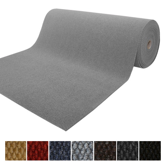 Rotolo di moquette Hong Kong, Grigio 120 x 100 cm