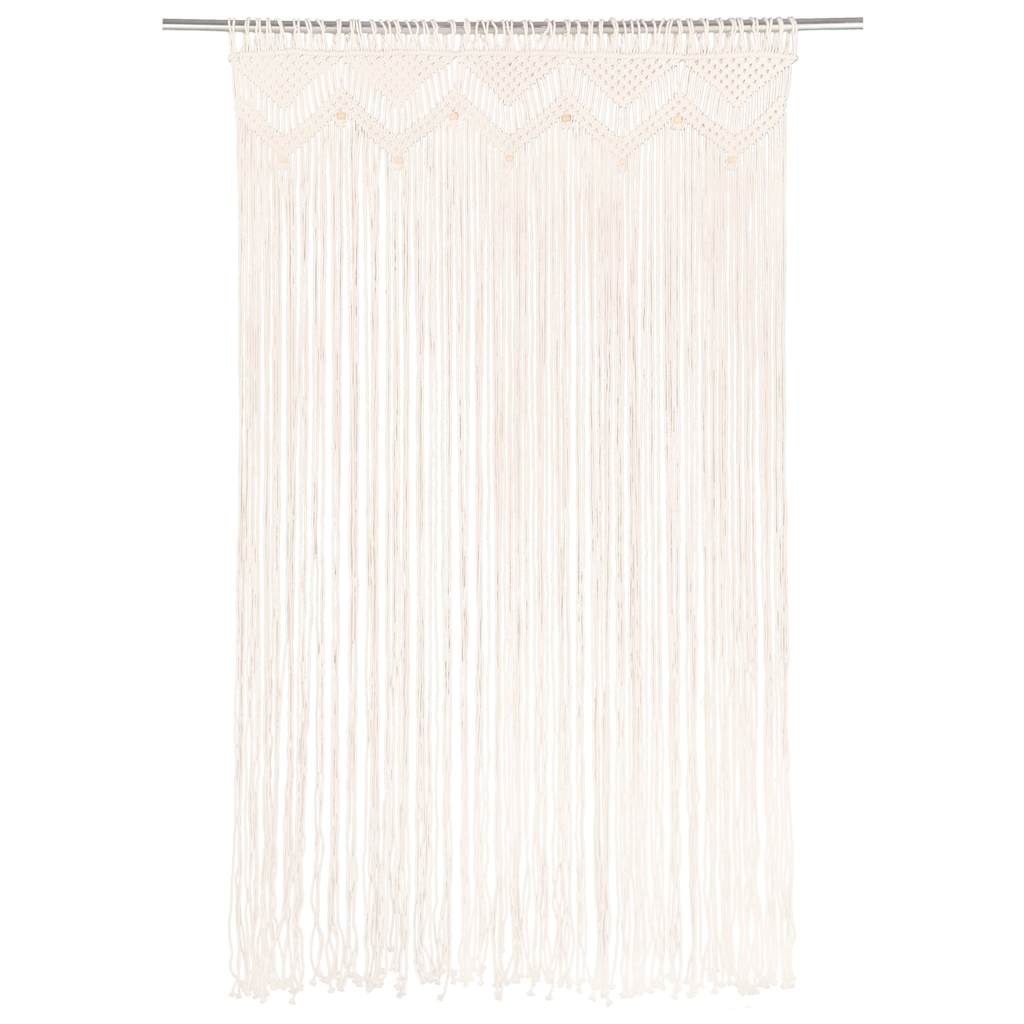 vidaXL Rideau en macramé 140x240 cm Coton - 2