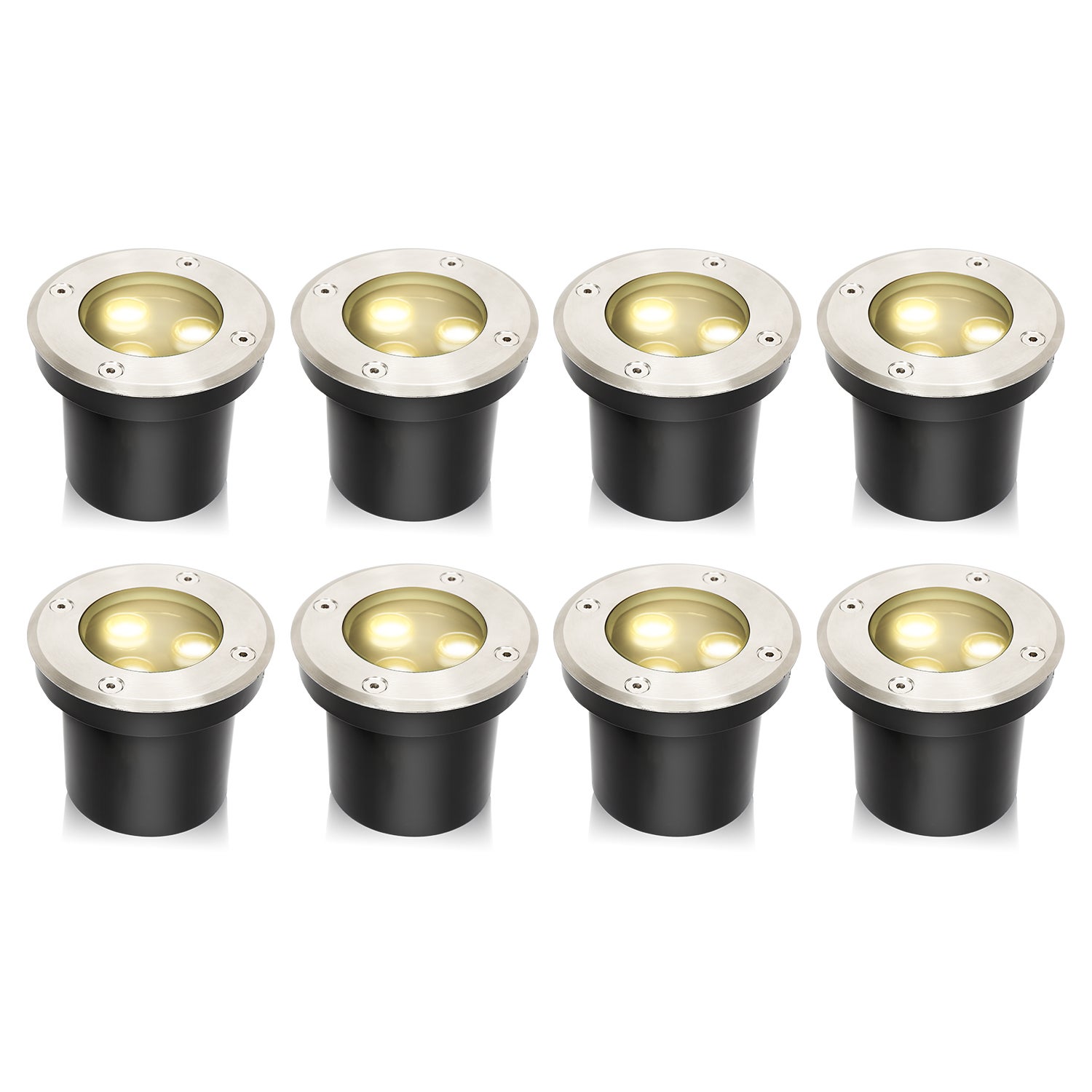 7 Farben LED Einbauleuchte Edelstahl IP67 – 12 V, Produktbild-Vorschau 5