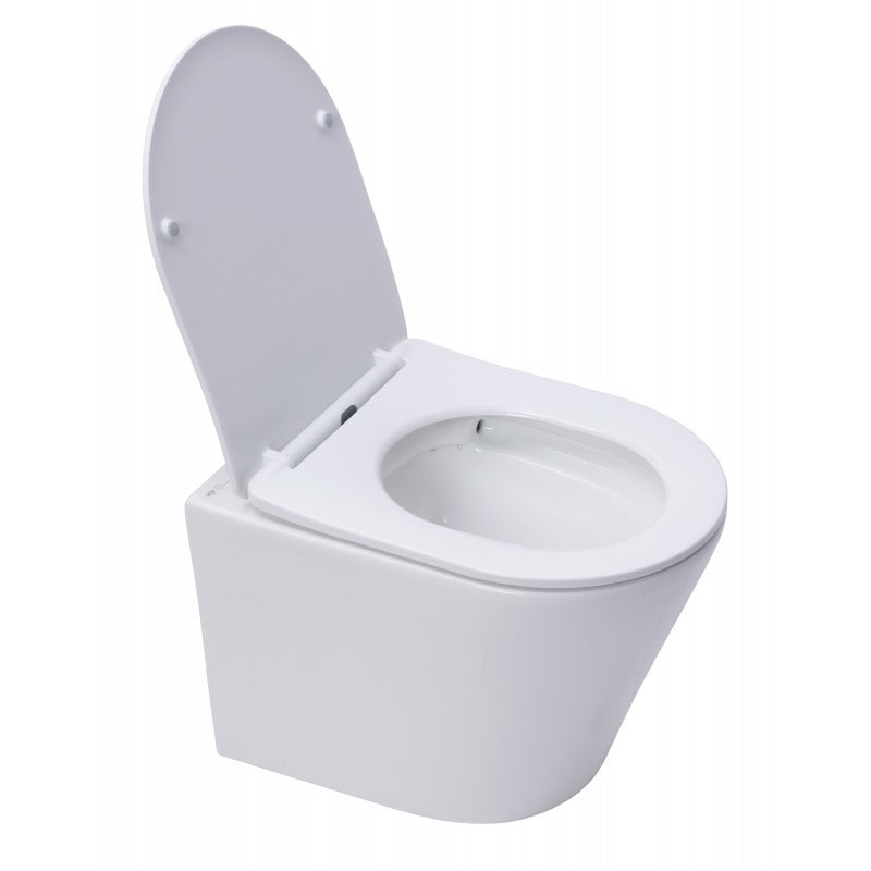 Swiss Aqua Technologies WC suspendu Infinitio sans bride et fixations invisibles + abattant frein de chute (SATINF010RREXP) - 2