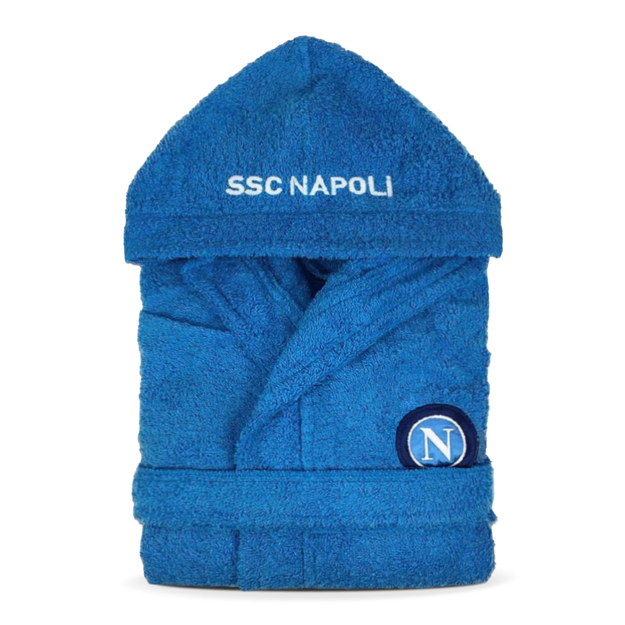 Accappatoio Ufficiale SSC Napoli - 100% Cotone, Spugna Morbida, Taglie S-XXL - Foto 13