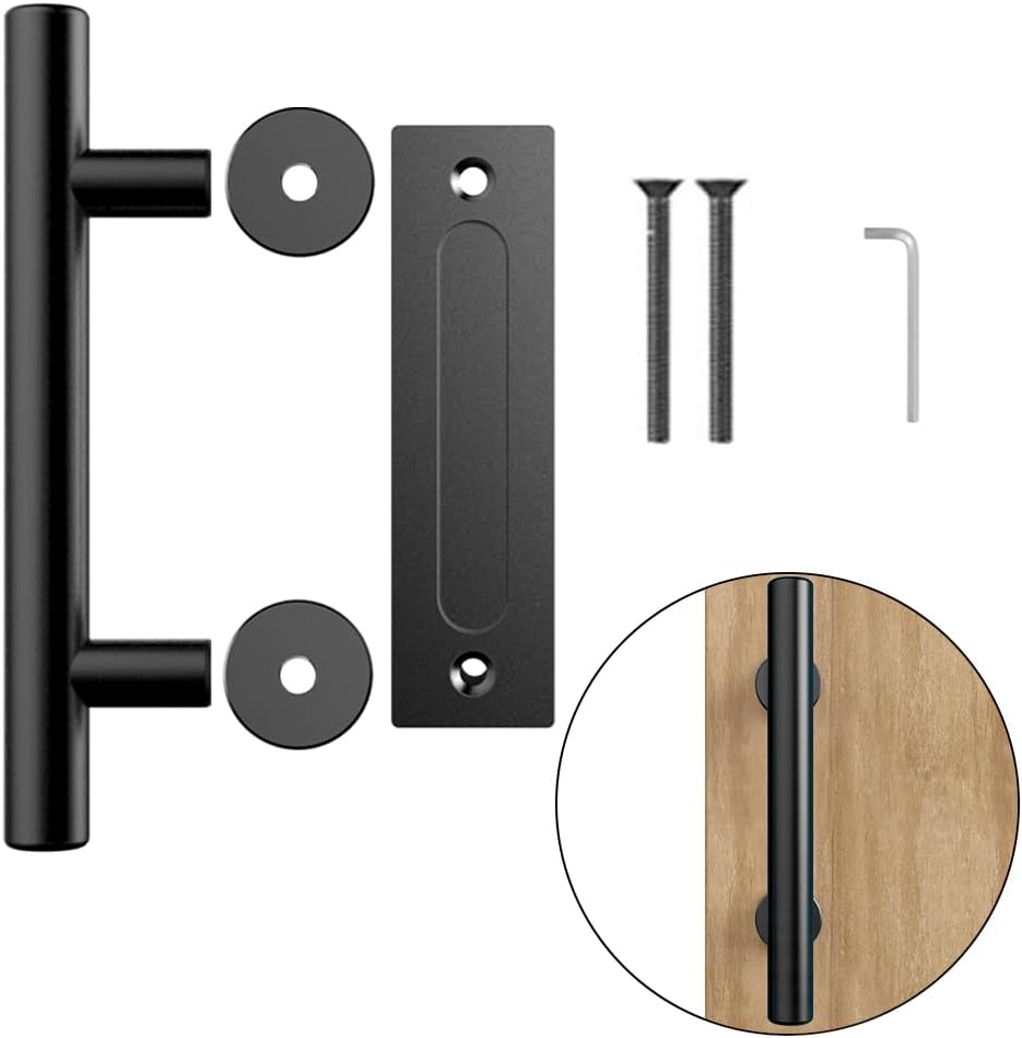 Manija de puerta de granero Manija de puerta corredera Manija de puerta de granero corredera 30cm - 4