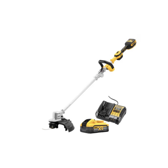 Coupe bordures repliable Brushless XR 18V DEWALT - Batterie 5,0Ah - Chargeur - DCMST561P1-QW