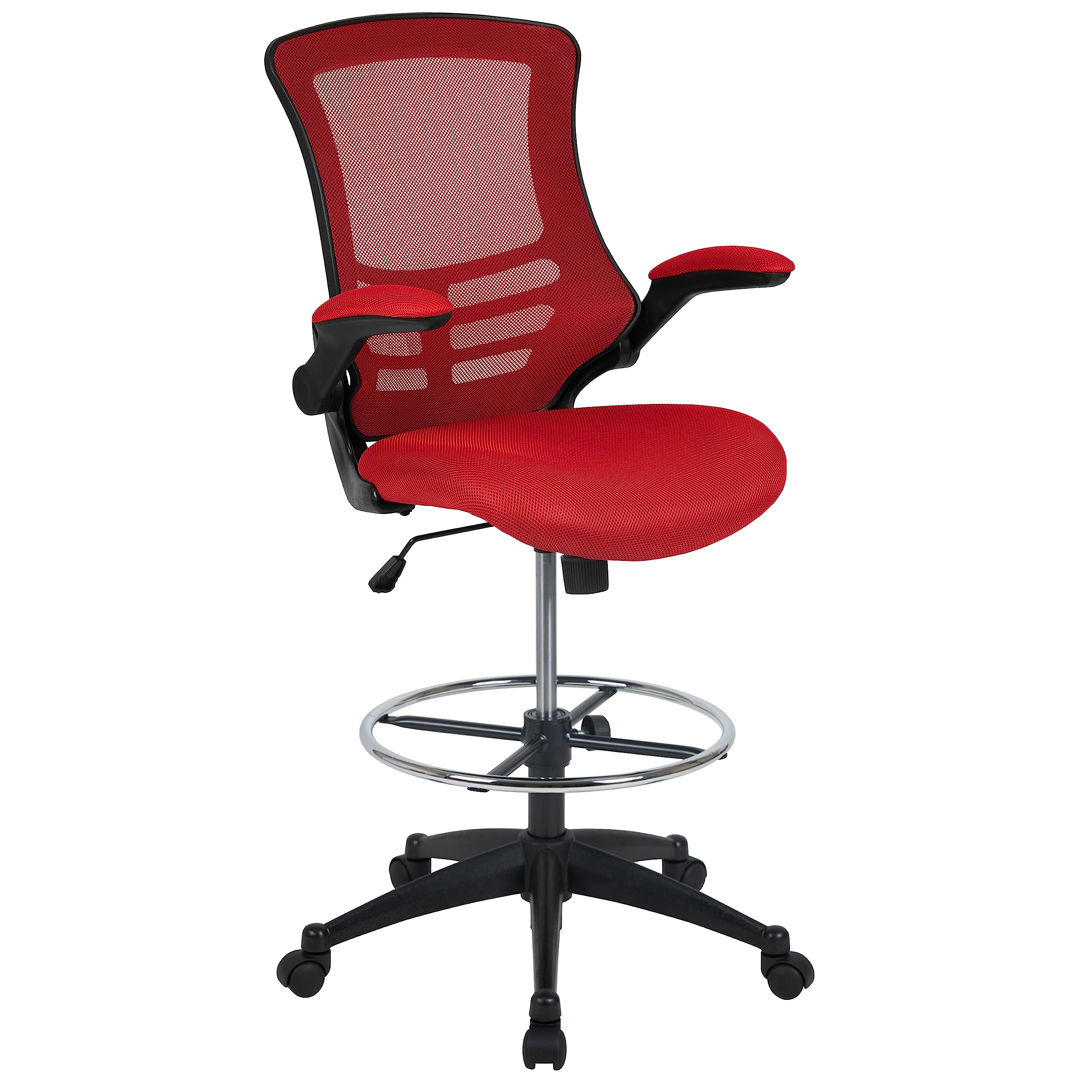 Furniture Limited - Sedia da Ufficio Girevole Tortora in Tessuto