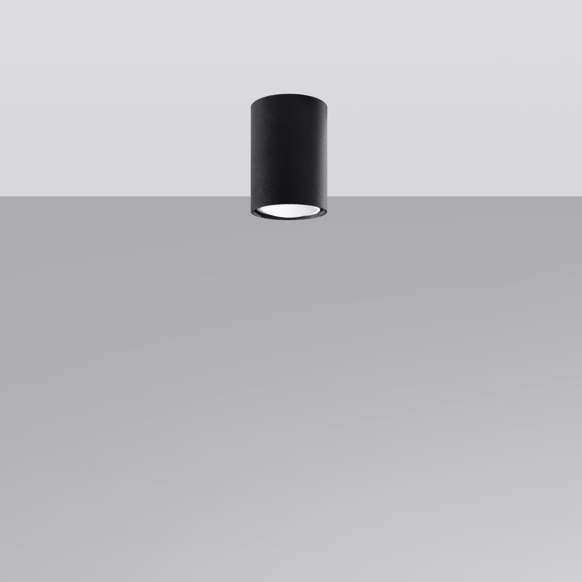 Plafon TORIS 10 czarny LED 4000K - 6x6x10cm Sollux