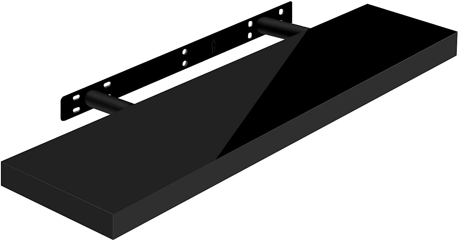WOLTU Étagère Murale,Tablette Murale Panneau de Bois,Étagère Flottante
