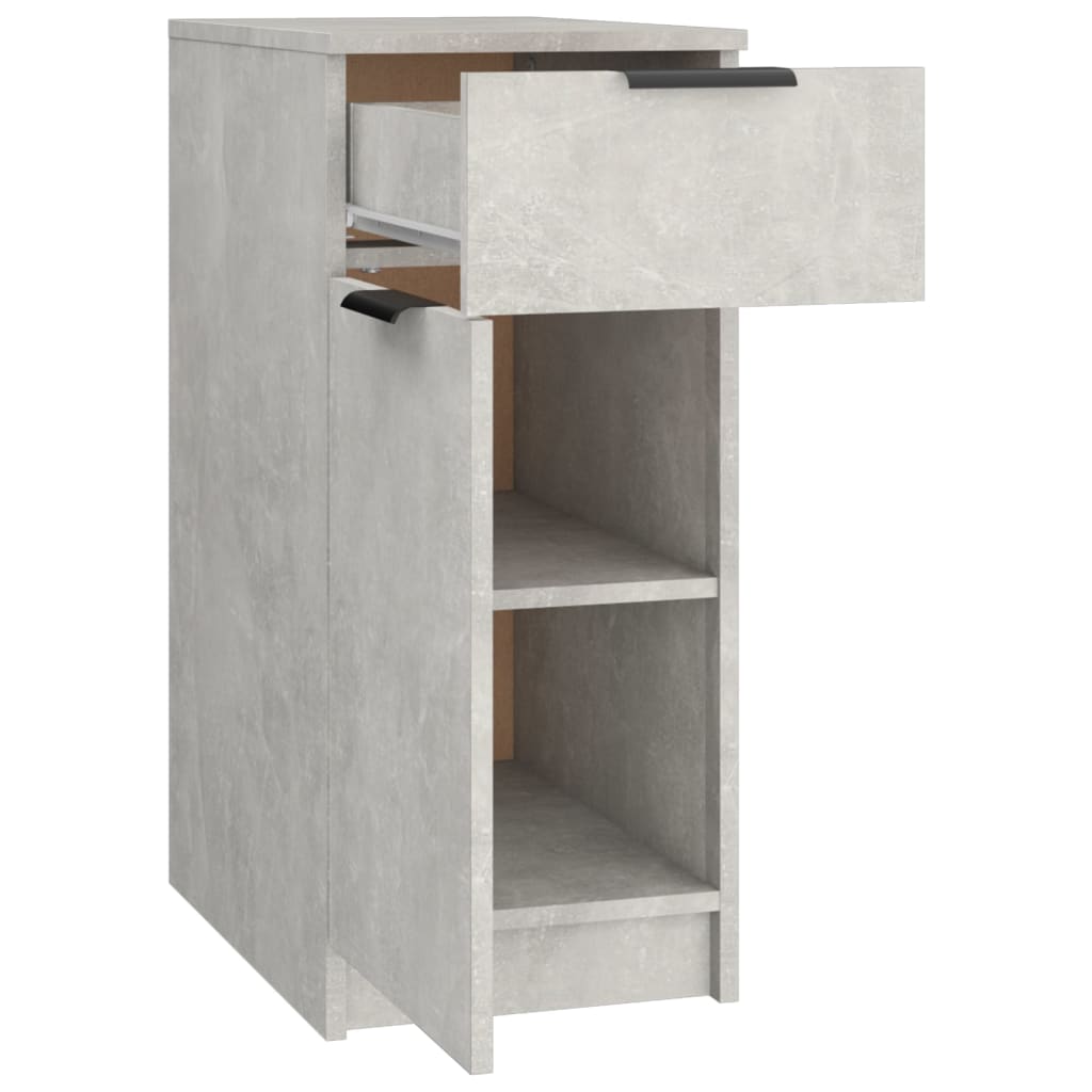 Maison Exclusive - Armoire de bureau Gris béton 33,5x50x75 cm Bois d'ingénierie - 7