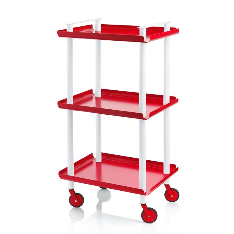 VASAGLE Carrello da Cucina con Rotelle, Carrello di Servizio con 3 VASAGLE Carrello da Cucina con Rotelle, Carrello di Servizio con 3