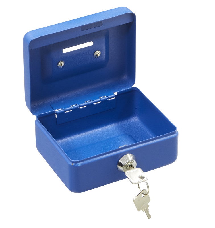 Cassetta Di Sicurezza ARREGUI C9005 - Portavalori In Acciaio Con Fessura E Chiave, Blu - Foto 7