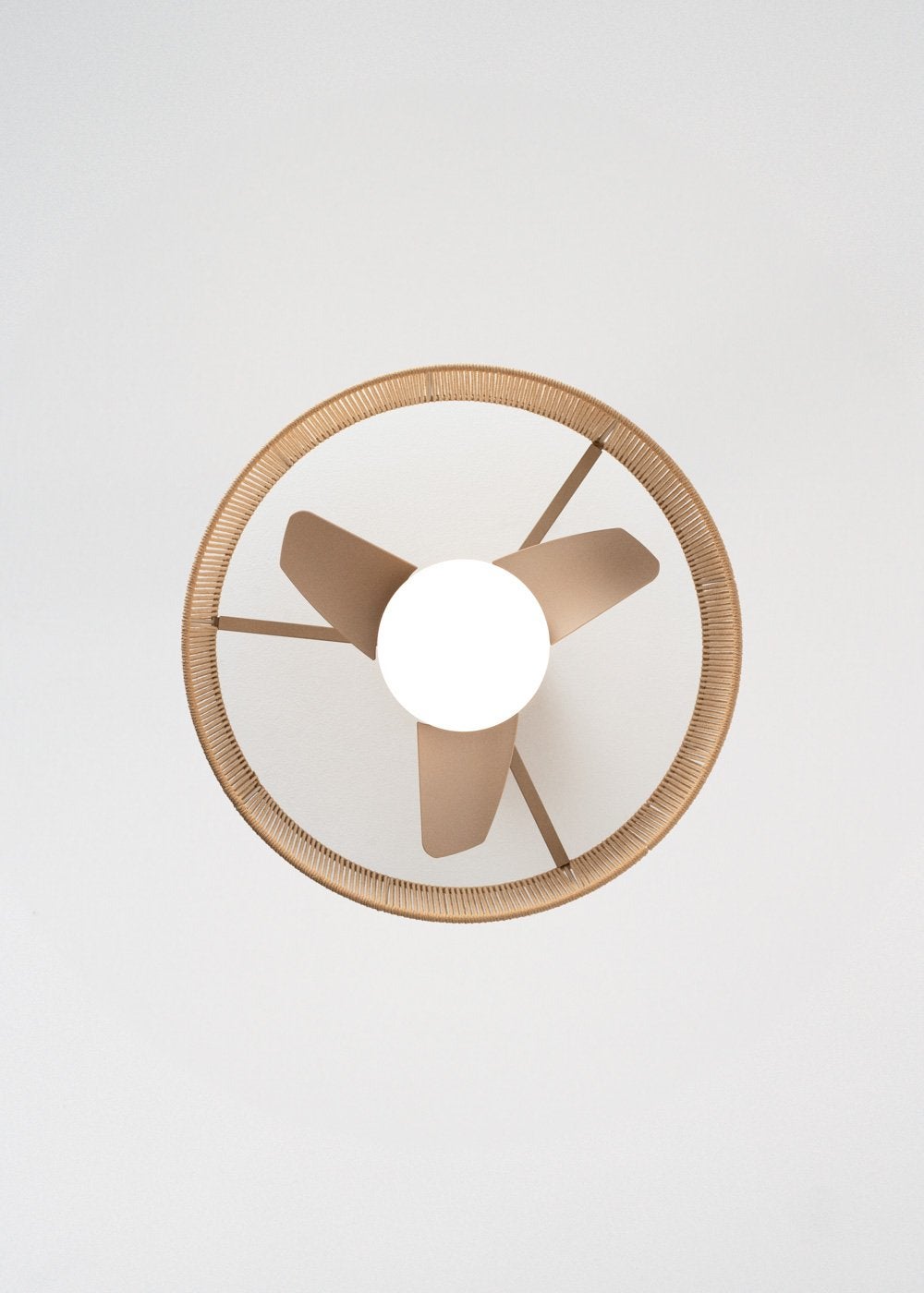 WIND LAMP WOVEN Ventilateur de plafond silencieux 25 W avec éclairage LED Ø 55 cm - 7