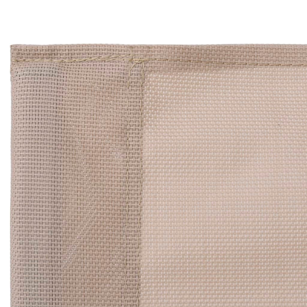 Maison Exclusive - Set Divano da Giardino 4 pz in Tessuto e Acciaio Crema - 5