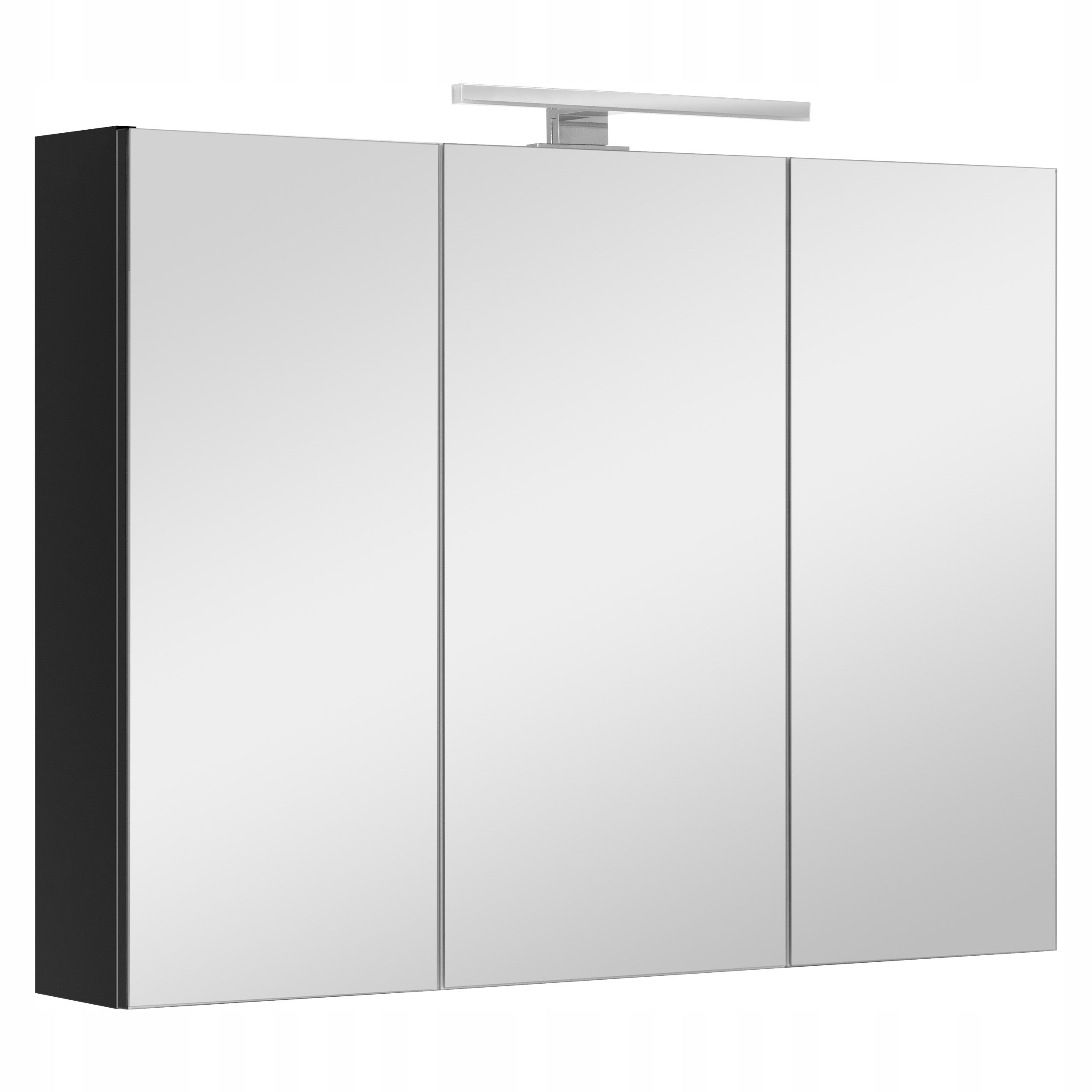 Szafka łazienkowa z lustrem oświetleniem lampką led lustrzana wisząca 80 cm