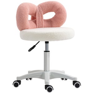 LOLAhome Sgabello Da Cucina Girevole | Regolabile In Altezza 63-84 Cm, Ecopelle Bianca, Base Cromata, Poggiapiedi - 4