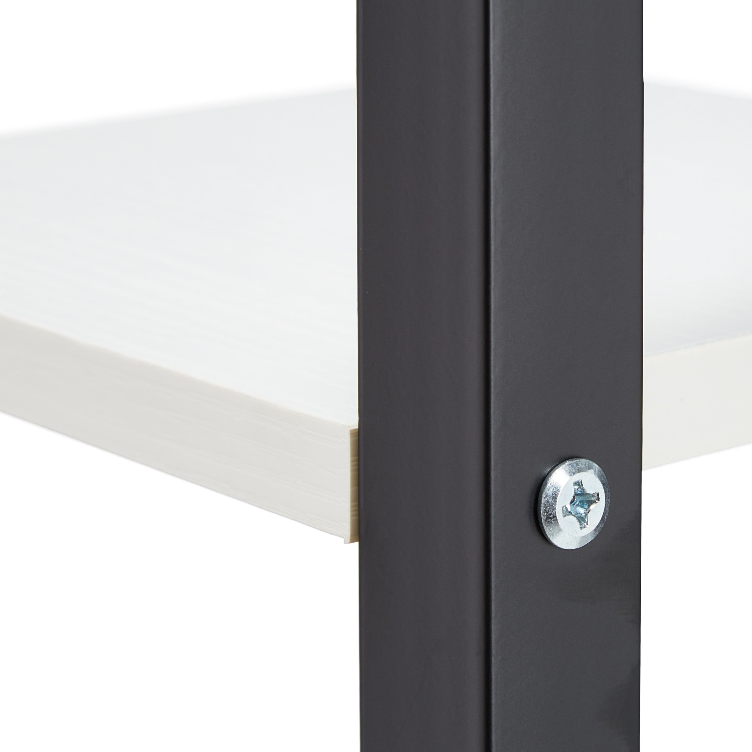 Étagère à plantes, escalier fleurs, 5 niveaux, HLP 117 x 43 x 22 cm, acier MDF, support intérieur, blanc, Relaxdays - 6