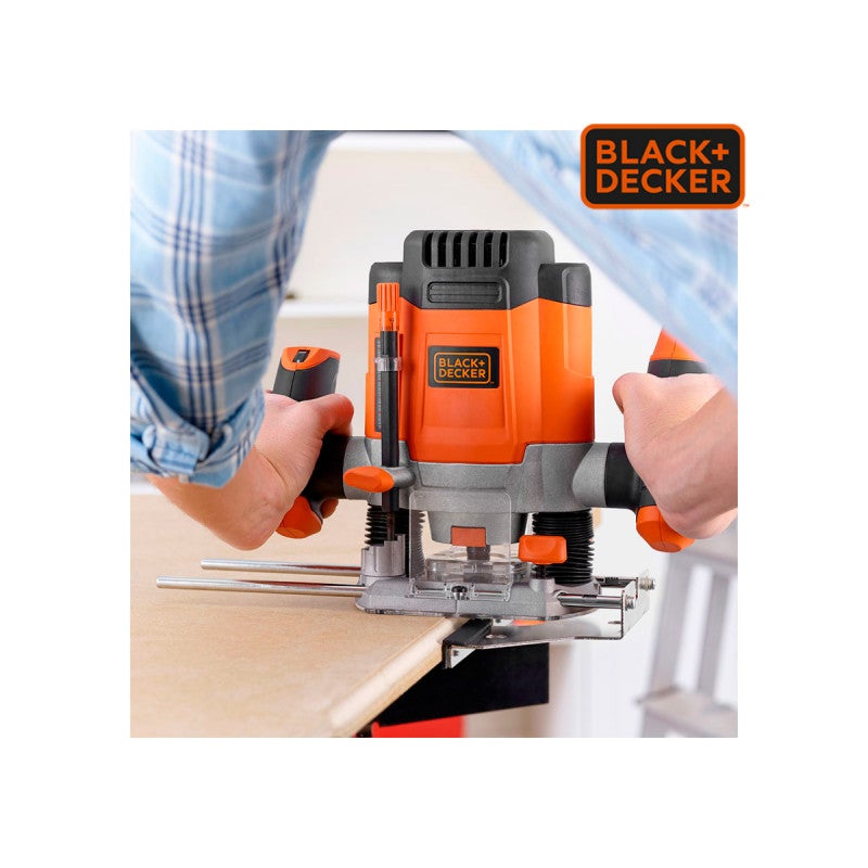 Frezarka BLACK & DECKER - 1200 W - KW1200EKA-QS - 2