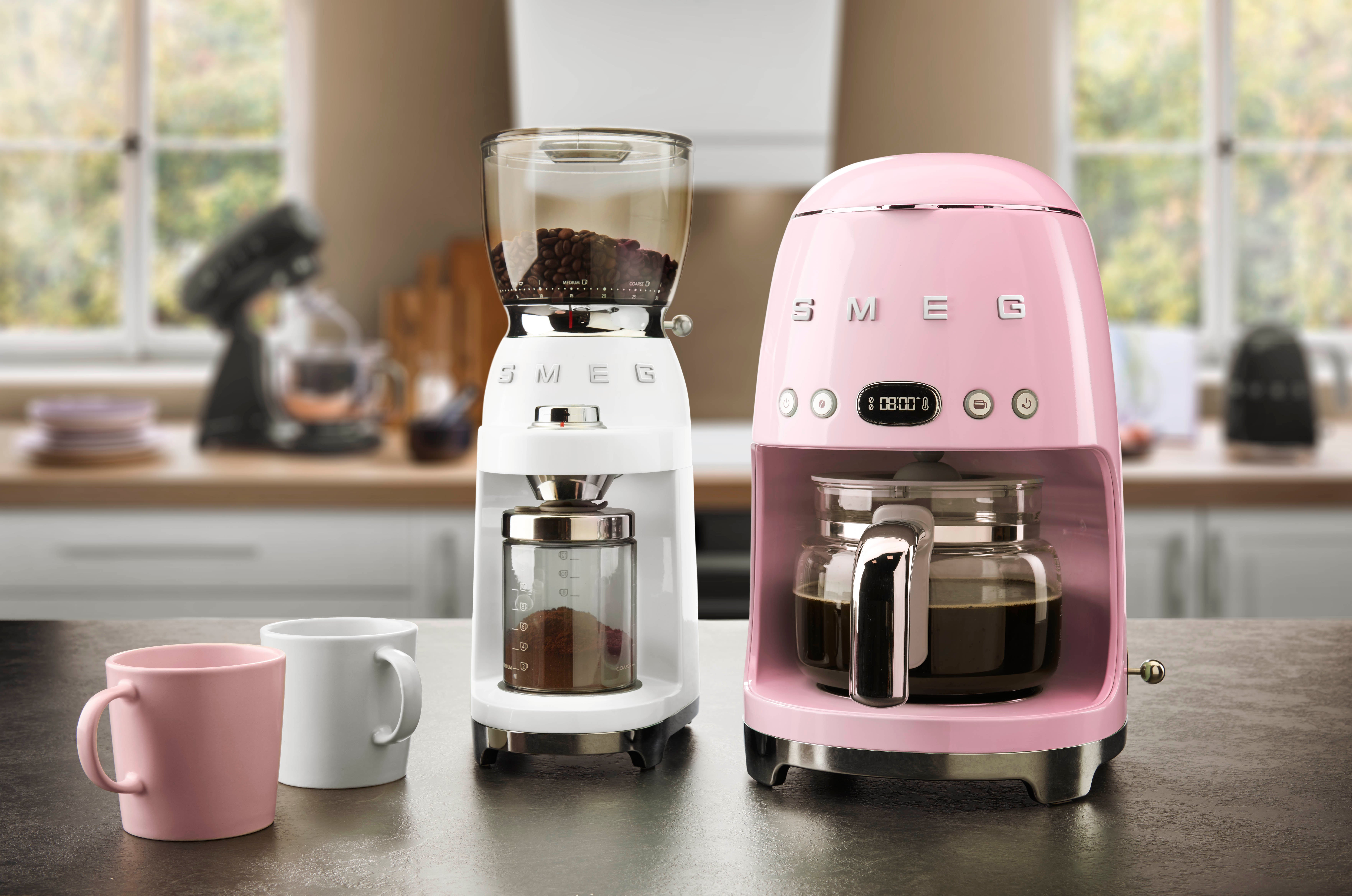 Broyeur à café vintage blanc CGF01WHEU Smeg - 8