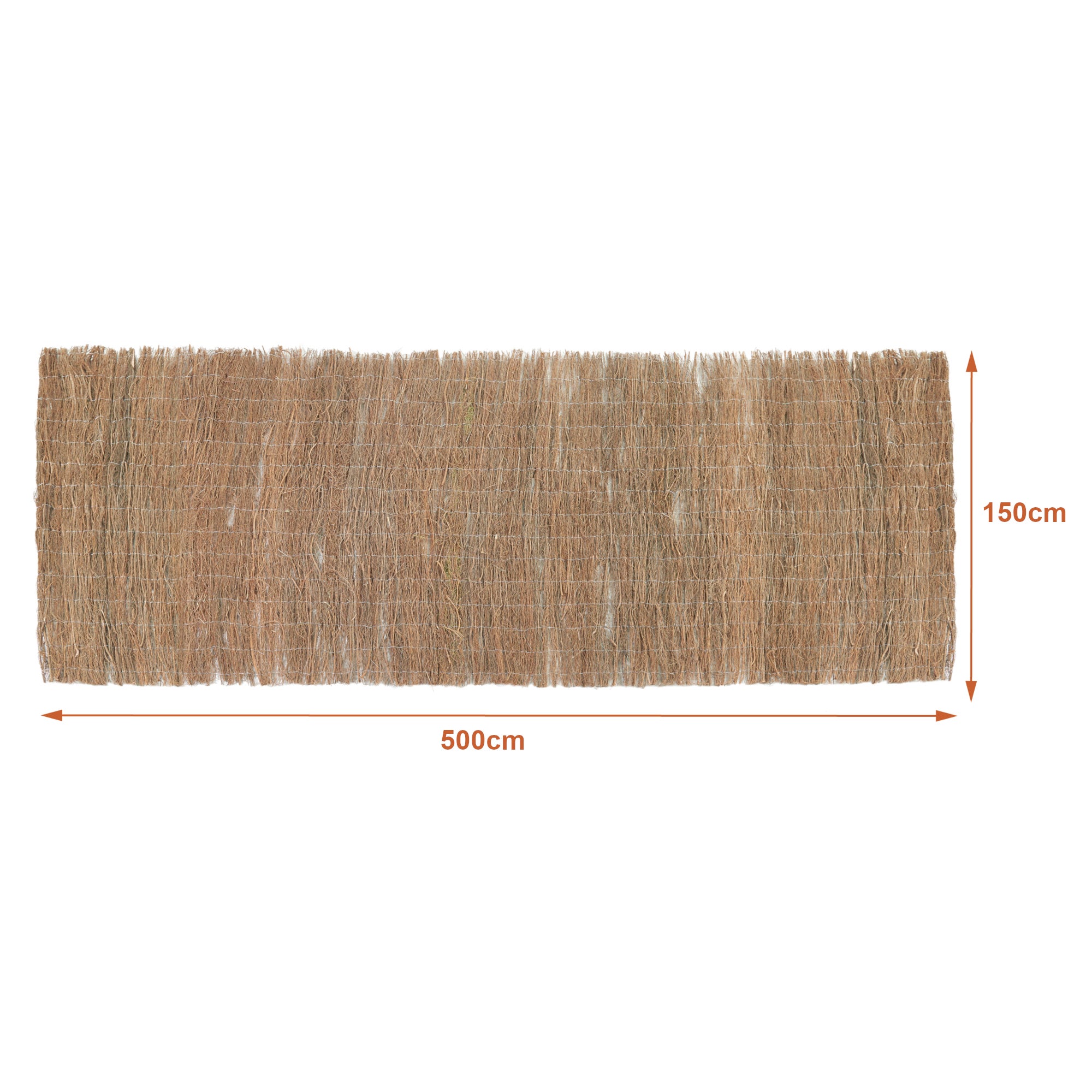 Recinzione Brielle in Rami Secchi Schermatura a Tappetino 500 x 150 cm Densità areale 1,5 kg / m² casa.pro - 3