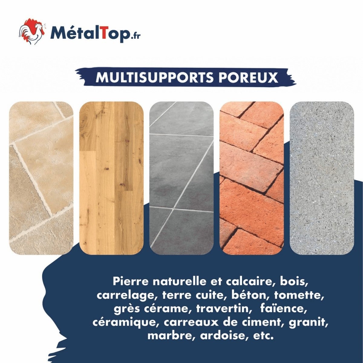 Peinture Sol Mat - Gris vert - RAL 7009 - 15 L - Métaltop - 6