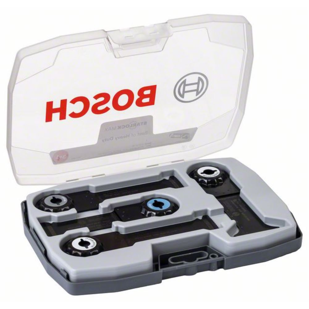Bosch Professional Set da 4 lame per taglio di punta Starlock Best of Heavy Duty (per legno e metallo non temprato, Starlock Max, accessorio per utens