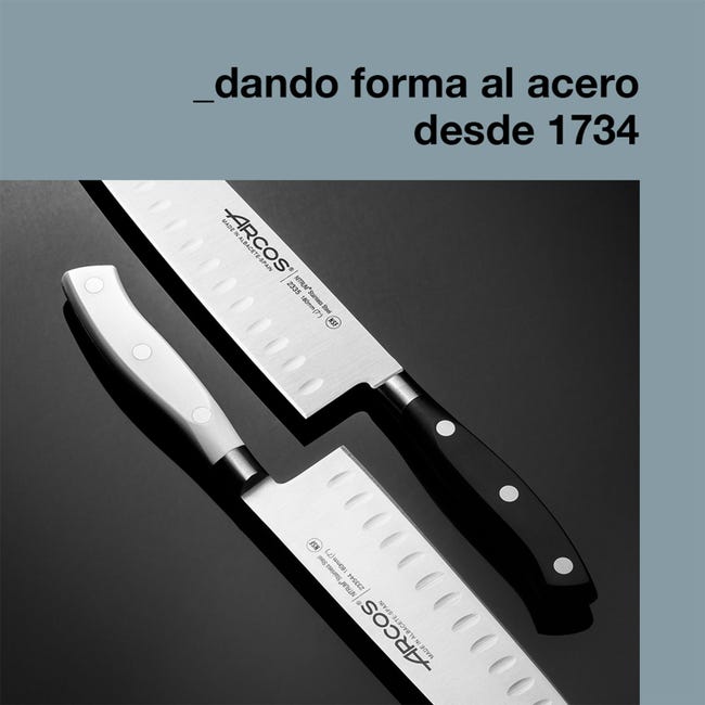 Arcos Set Coltelli da Cucina Professionali Forgiati – 3 Coltelli da Cucina per Tagliare e Pelare gli Alimenti – Manico Ergonomico in Poliossimetilene, Serie Riviera, Colore Rosa Arcos Set Coltelli da Cucina Professionali Forgiati – 3 Coltelli da Cucina per Tagliare e Pelare gli Alimenti – Manico Ergonomico in Poliossimetilene, Serie Riviera, Colore Rosa