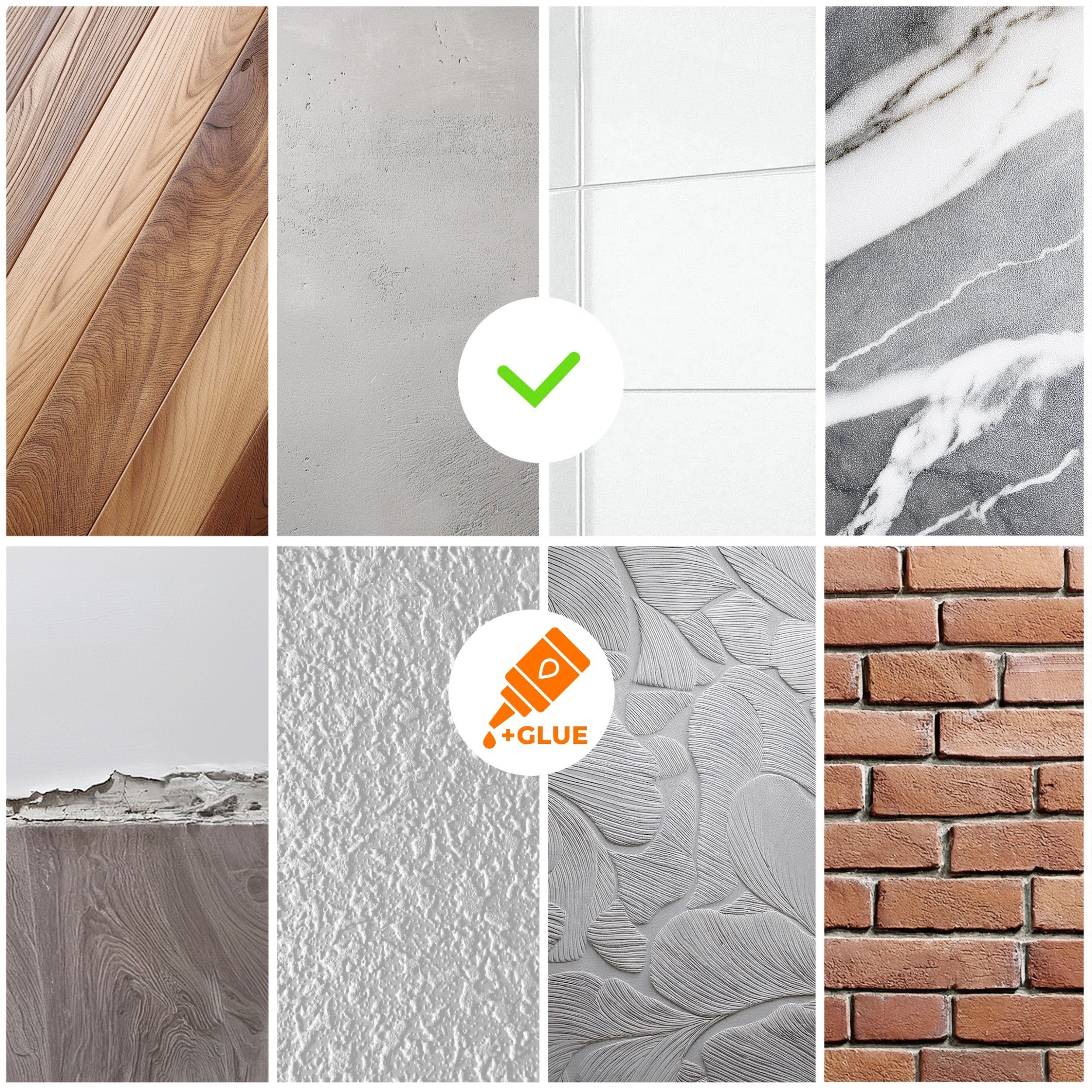 QUEST Moulure Souple Auto-Adhésive en PVC 30x30mm, 5m, Plinthe Souple, Bande Élastique pour Finitions et Étanchéité des Joncti, szary - 9