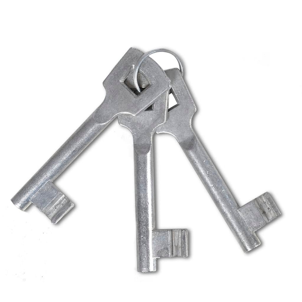 Portail de clôture à porte simple Acier enduit de poudre - 5