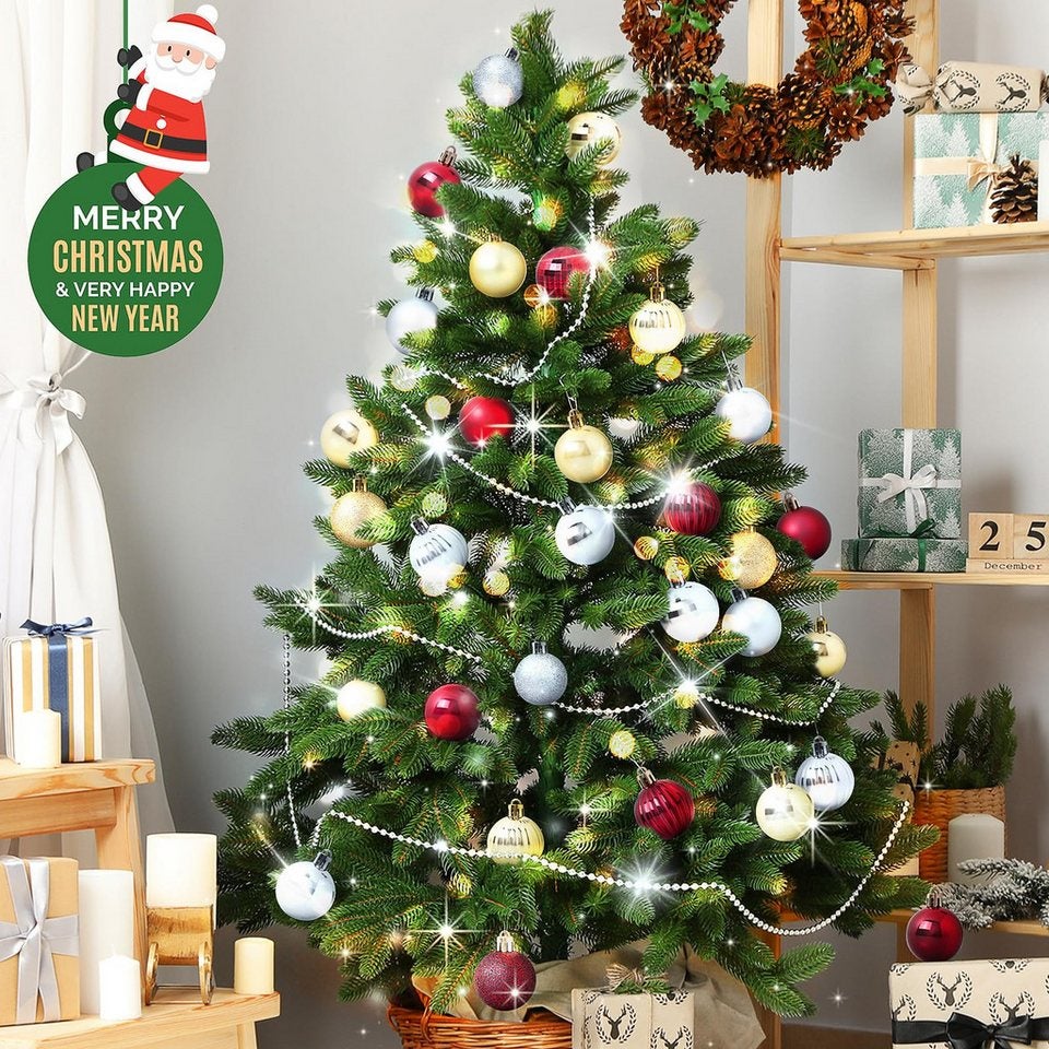 Conjunto de 36 enfeites para árvores de Natal, Conjunto de bolas de Natal, Pingentes para árvores de Natal, Presente de Natal, Decorações de Natal - 6