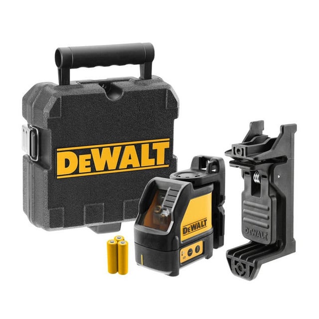 Laser à 2 lignes vertes en croix avec support et coffret - DEWALT DW088CG-XJ