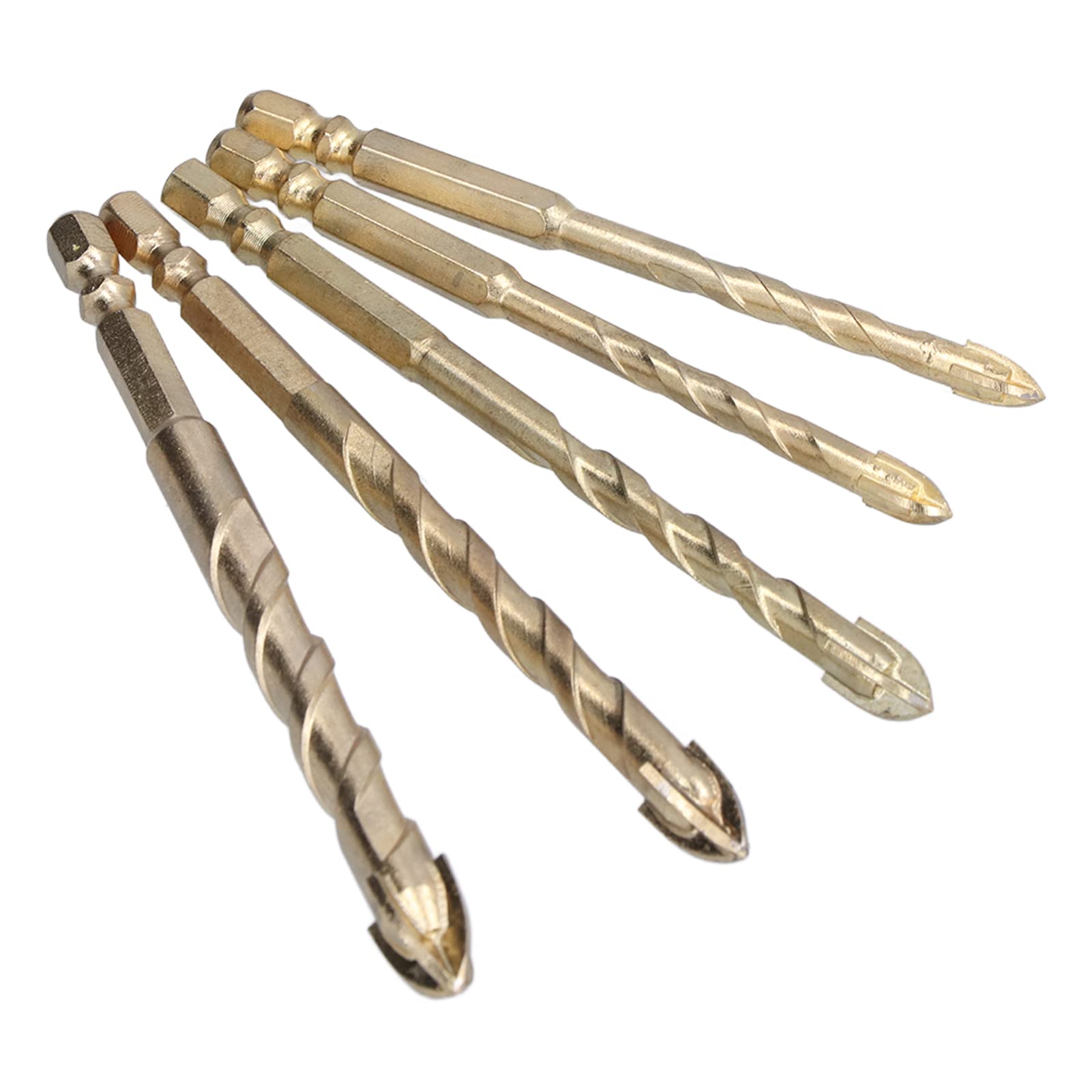 Juego De Brocas Soledad Cerámica Mármol 5 Mm Con Vástago Hexagonal Solitude Vástago Hexagonal