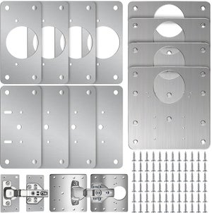 Lot De 20 Charnières En Inox Pzihao – Paumelles Robustes, 2 Pouces, Finition Lisse