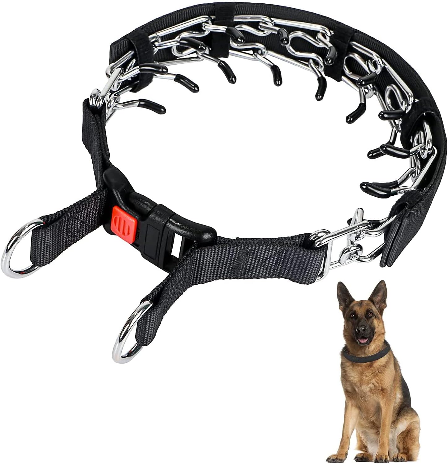 2 Clips De Sécurité Pour Harnais Chien - Longueur 17,5 Cm, Rotation 360°, Double Attache - 3