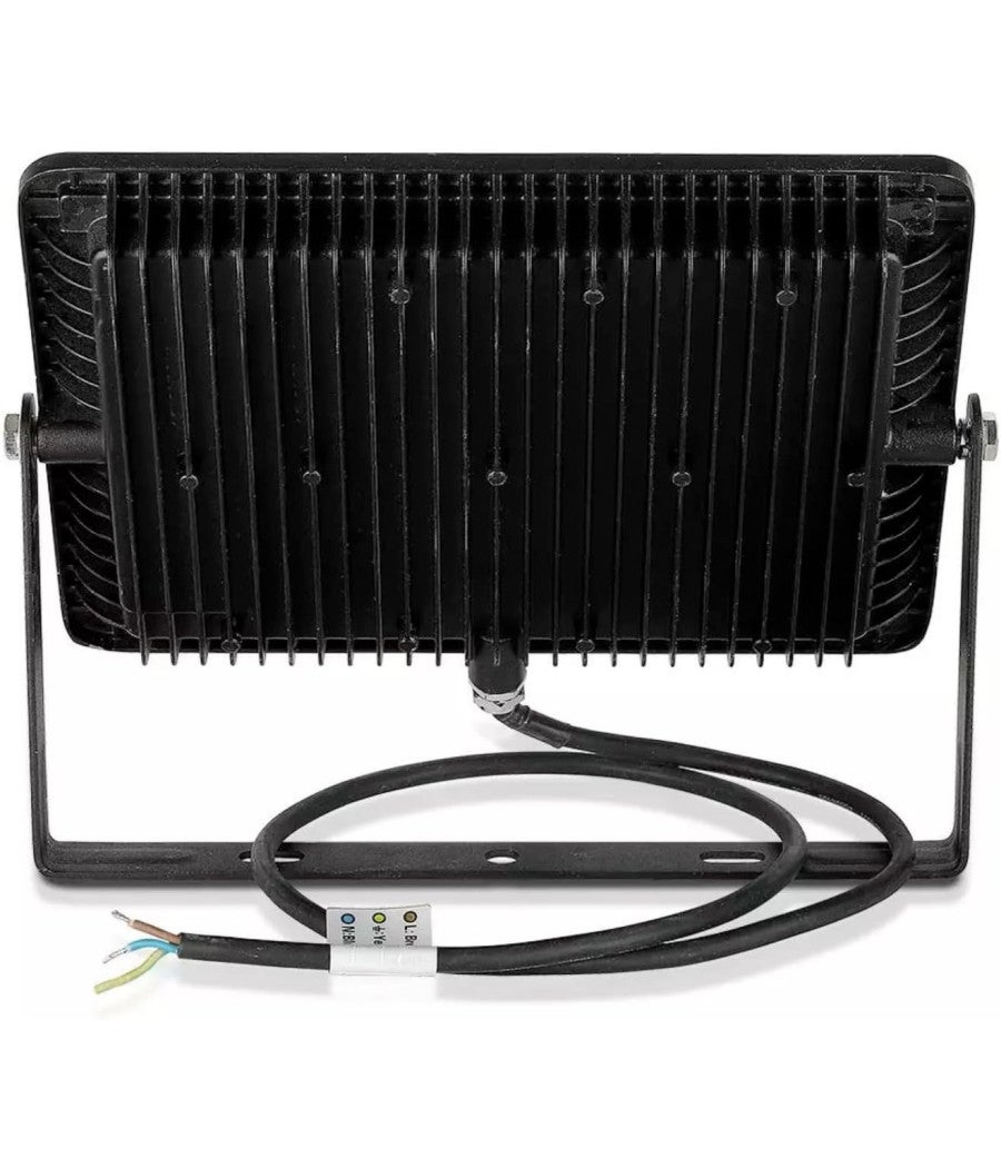 Trade Shop - V-tac Faro Faretto Led Smd 10w 20w 30w 50w 100w Slim Da Esterno Ip65 Colore Nero - Bianco Naturale-10 Watt - 3
