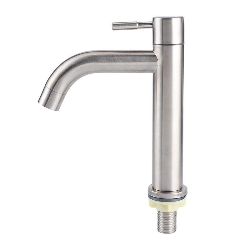 Kran zlewozmywakowy z wysoką baterią łazienkową do zlewu lub umywalki, kuchnia, pojedynczy kran na zimną wodę