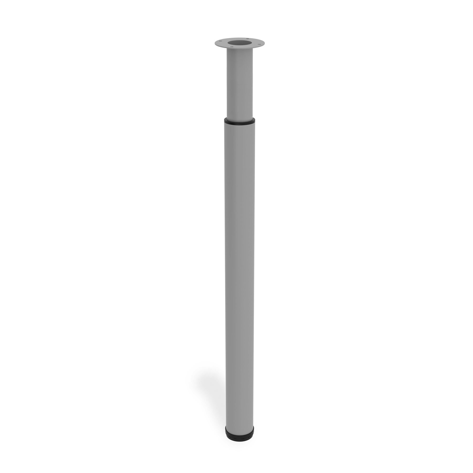 Pied de meuble extensible | Style fonctionnel | En acier | Finition aluminium | Mesures 60*60*710mm | Hauteur : 71 cm | Installation facile par - 2