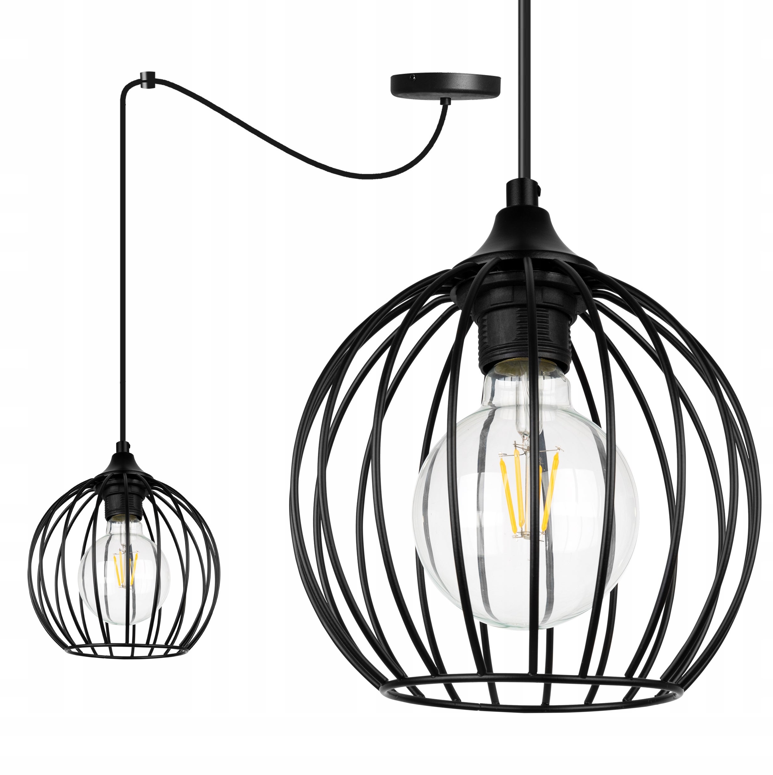 Lampa sufitowa wisząca pająk plafon druciany Light Home LH