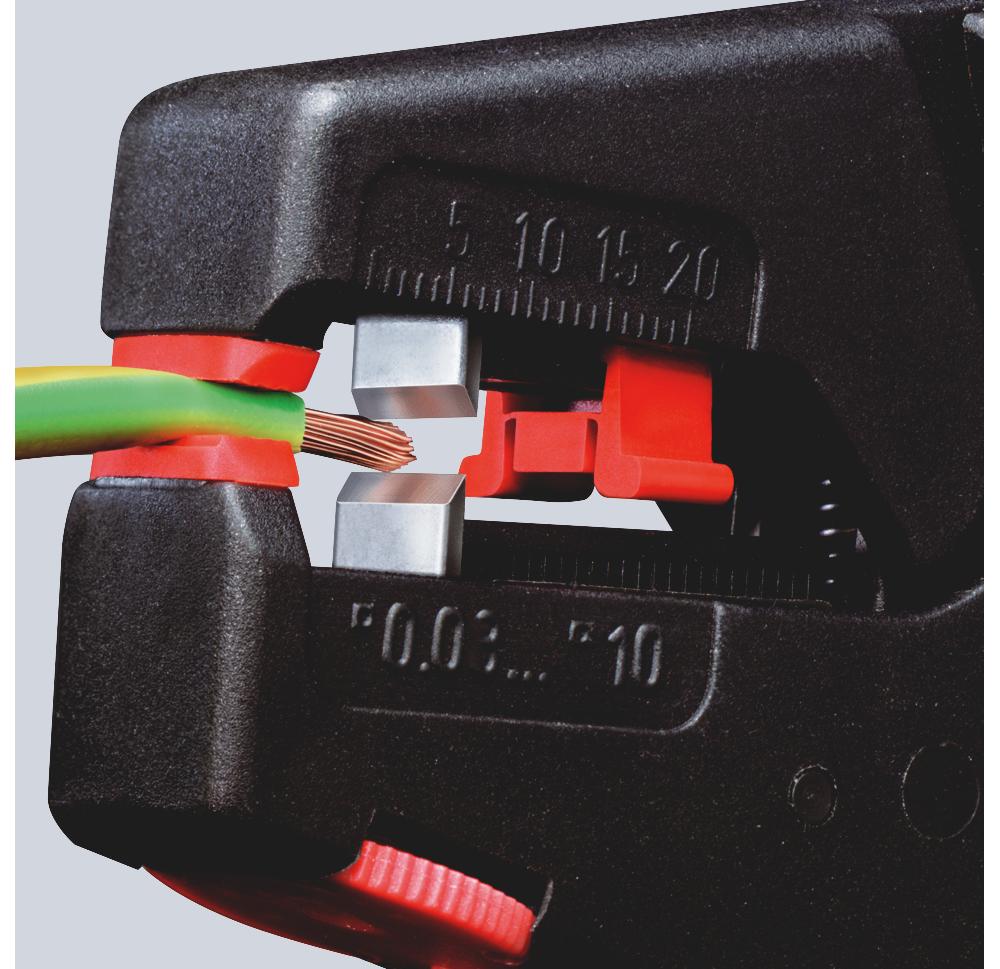 KNIPEX - Pince à dénuder automatique - Longueur: 200mm - 12186 - 5