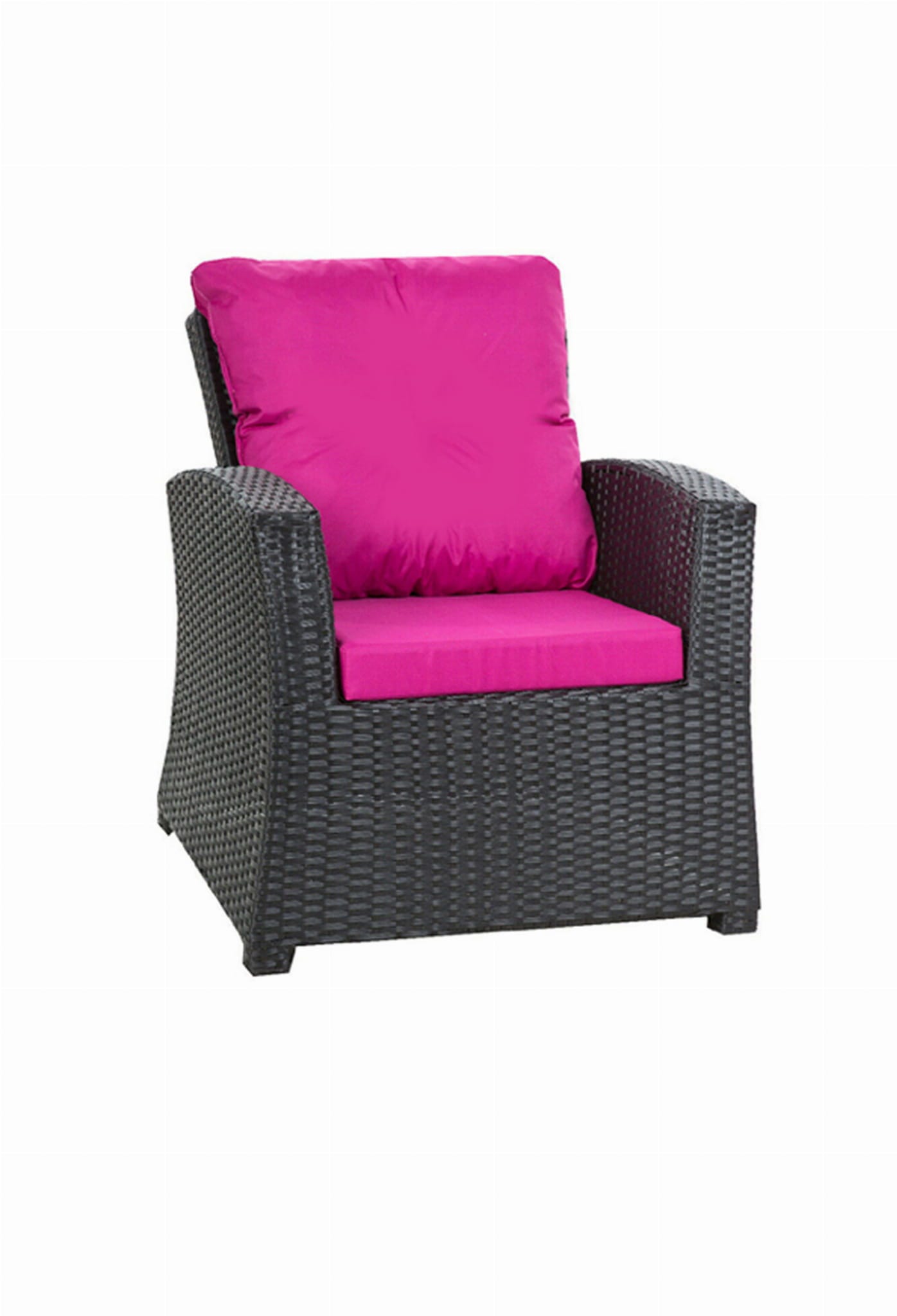 Cuscini per poltrone in polyrattan 56x52x7+56x50 pezzi Cuscino