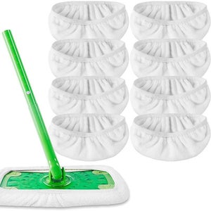 AIDEA Confezione Da 8 Panni In Microfibra Per Pulizia - 30x30 Cm - Riutilizzabili, Senza Pelucchi, Assorbenti - Per Cucina, Auto, Vetri - 4 Colori