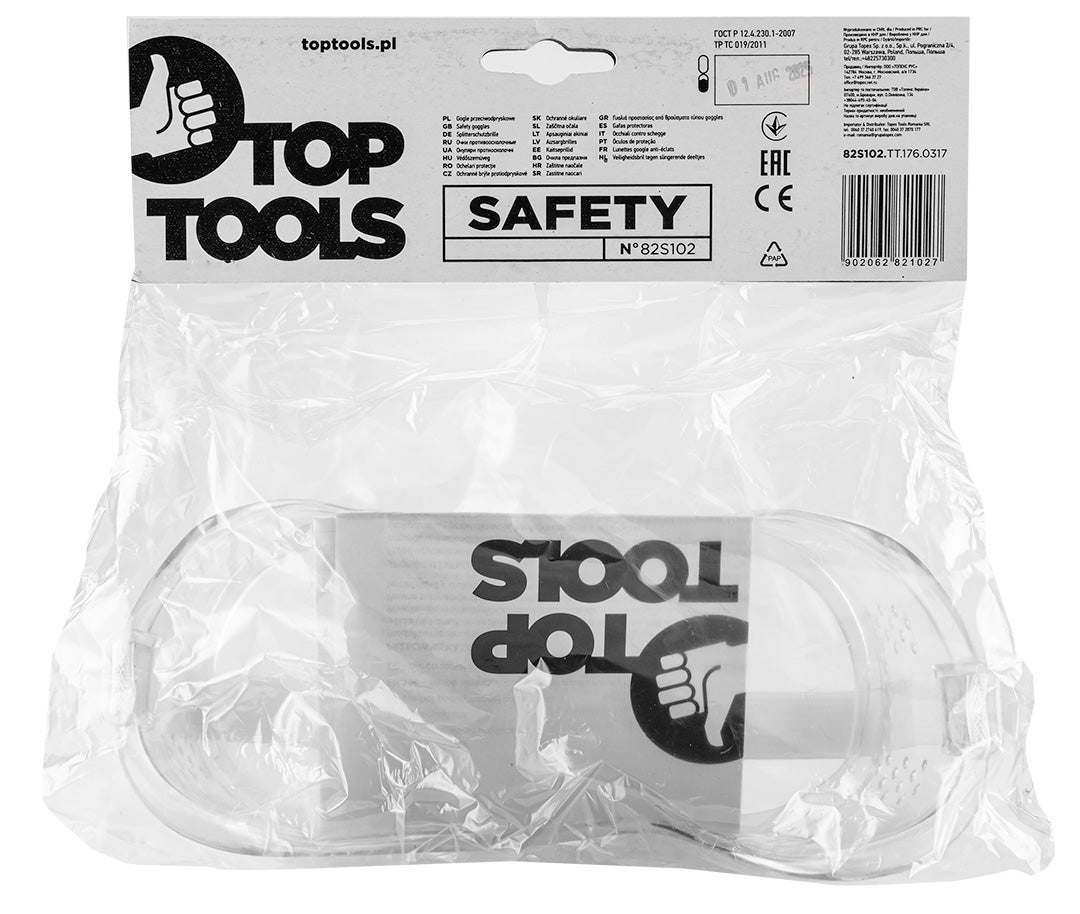 Gogle ochronne, białe Top Tools - 3