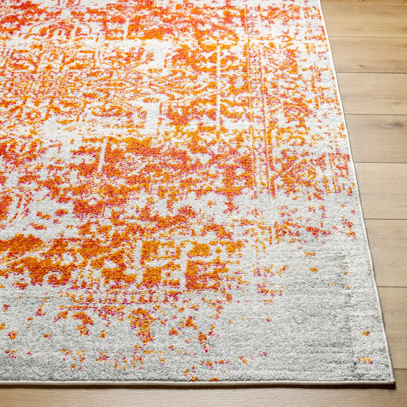 LIVABLISS Tapis Vintage Oriental Orange/Blanc 120x170 cm Juliette - 5