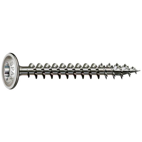 SPAX 0257000600605 R 88193 m.Spitze/T-STAR TG Vis à bois 6 mm 60 mm T-STAR plus acier inoxydable A2 100 pc(s) - 2