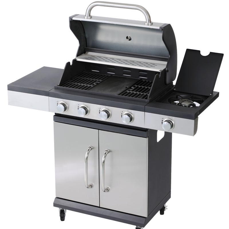 Grill gazowy z 4 palnikami + palnikiem bocznym Blaupunkt GG401
