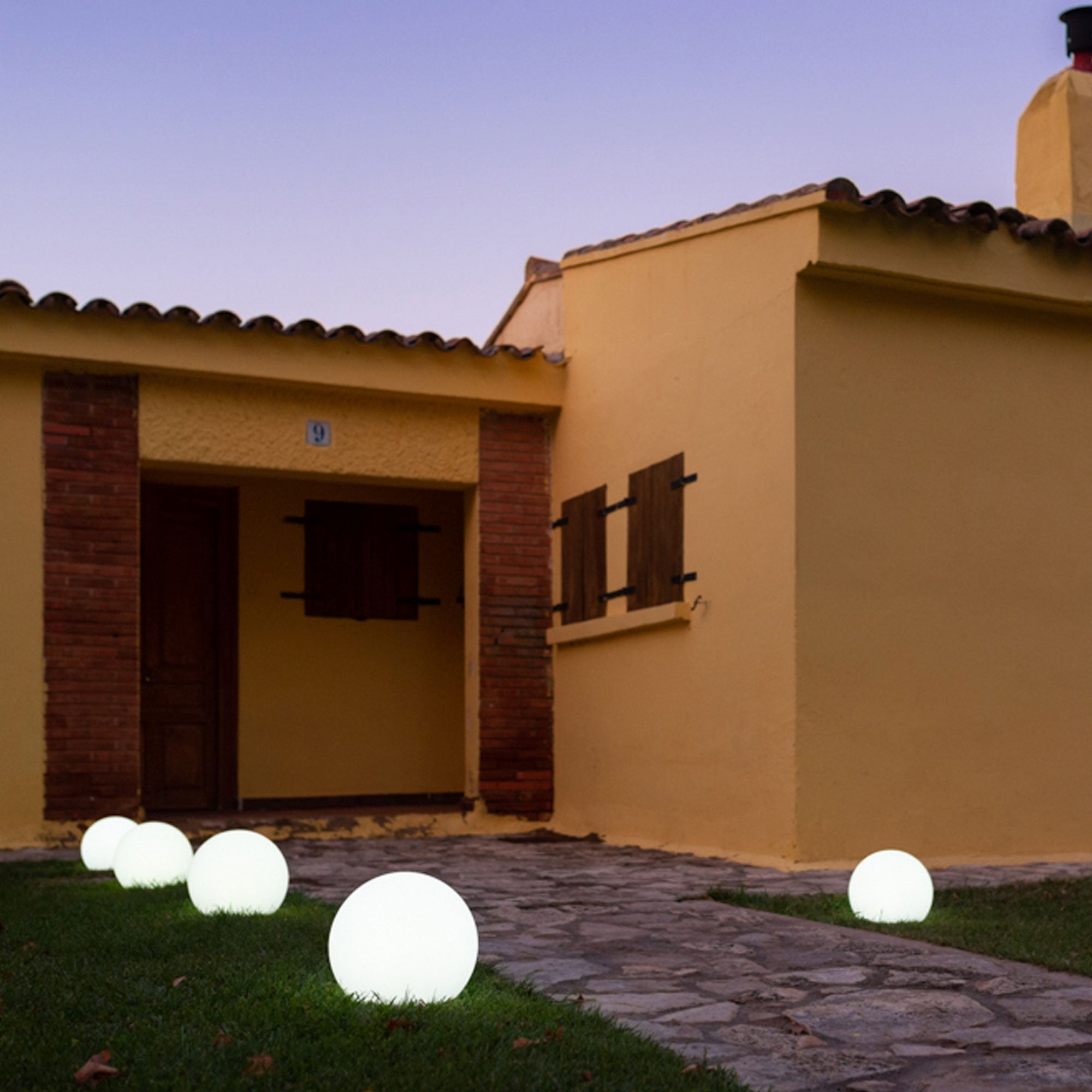 Bola com luz 'Lua' Ø30x27cm - 8