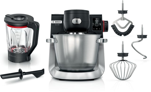 Bosch Serie 6 MUMS6ZS17 robot de cuisine 1600 W 5,5 L Noir, Acier inoxydable