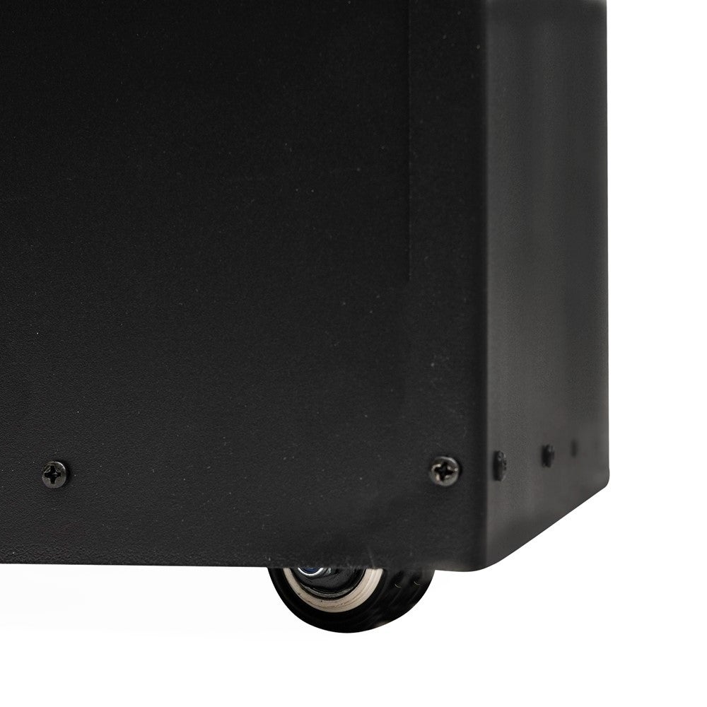 Réservoir à granulés de bois et pellets - Capacité 45 kg - Métal noir 70 L - FACILITYS - 3