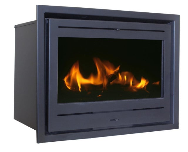 Cassete de leña Muspel Braggi 11 kW | Doble combustión, turbina axial y cristal SCHOTT ROBAX para hasta 100 m²